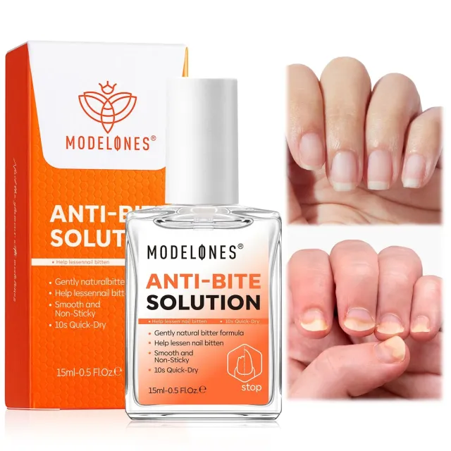 Modelones bitterlack mot nagelbitning 15 ml för barn 3+ vuxna