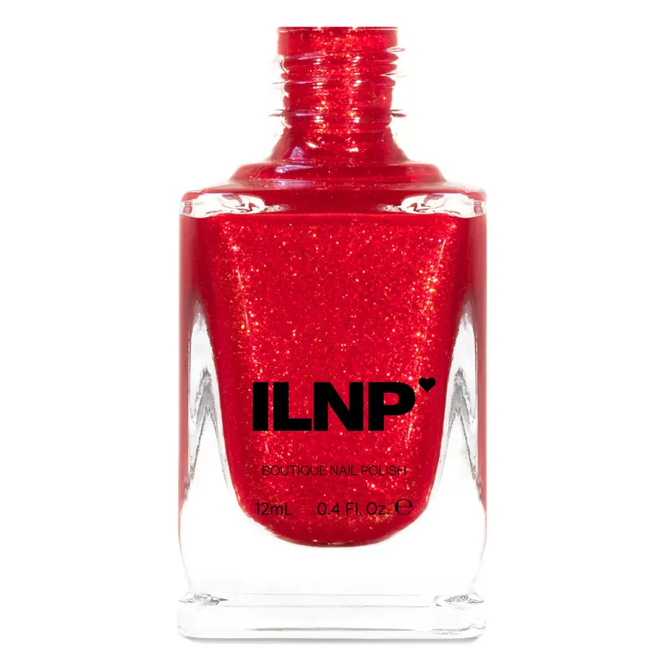 ILNP Santa's Workshop Secret Santa nagellack rött
