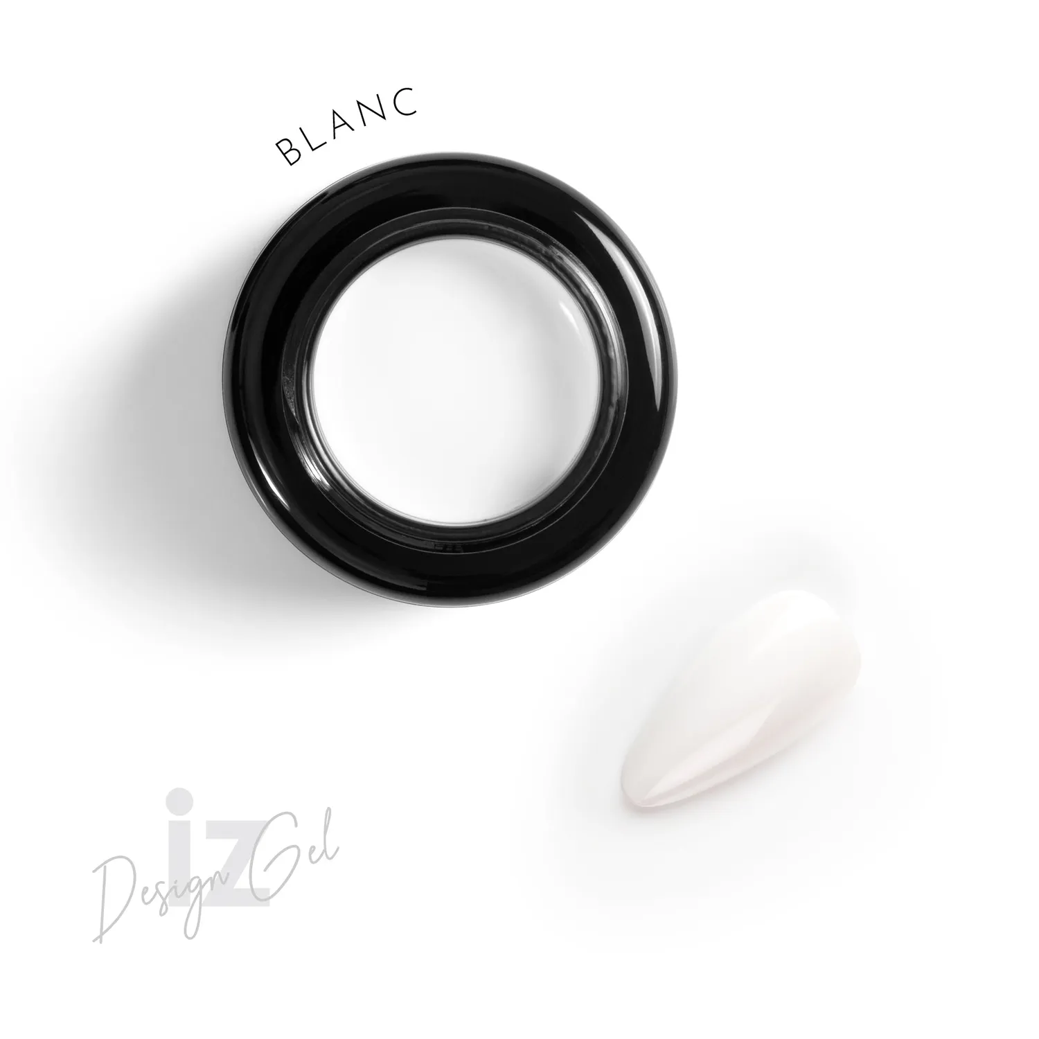 Iz Beauty Design Gel Blanc nagelgel vit 5 g