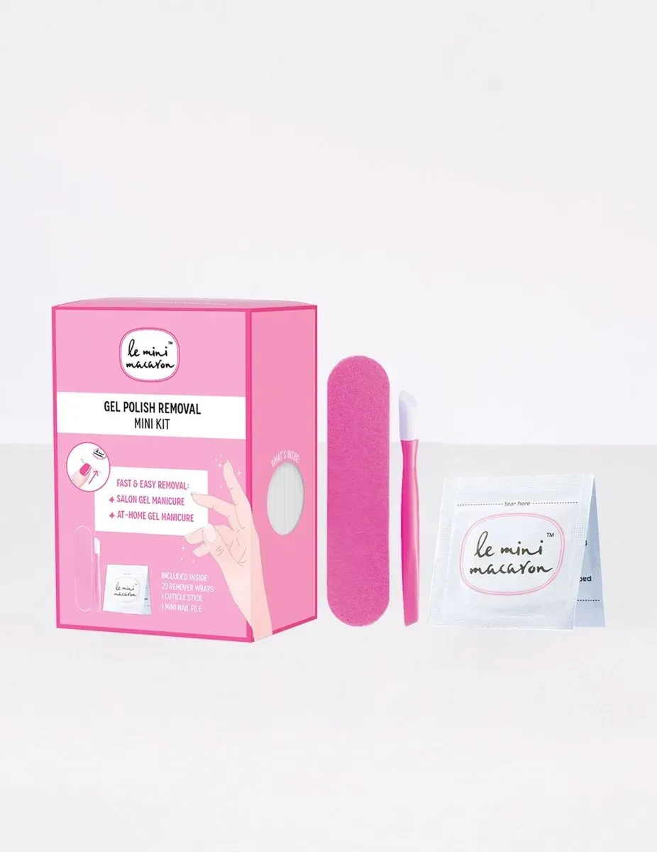 Le Mini Macaron Gel Polish Remover Mini Kit borttagning