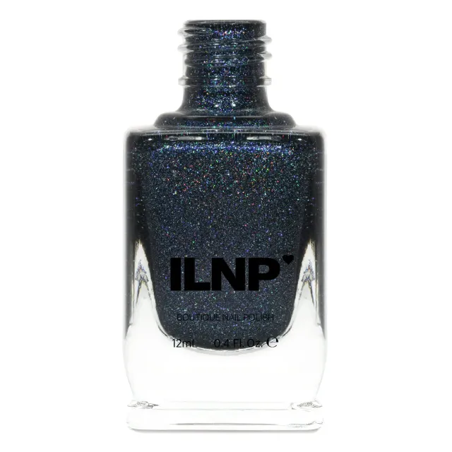 ILNP Skyline nagellack mörkblått holo