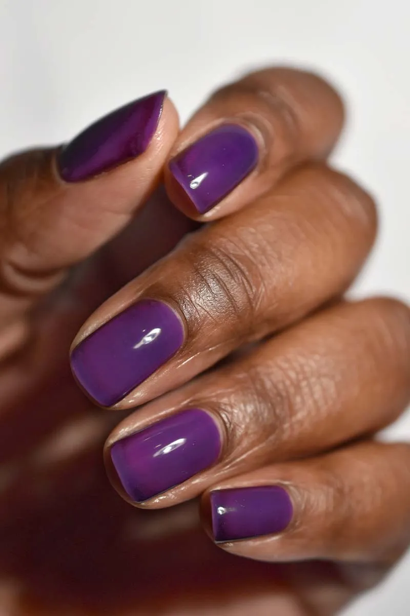 Cirque Colors Royal Jelly nagellack ametistlila jelly