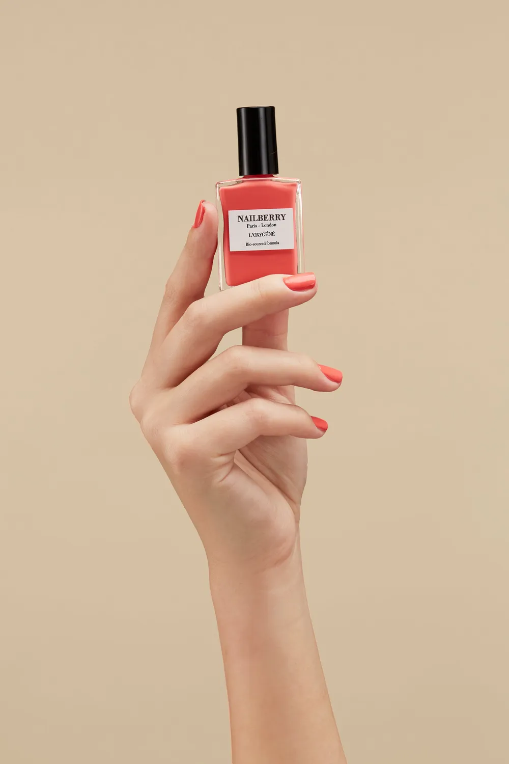 Nailberry English Rose nagellack 14 ml korall täckande