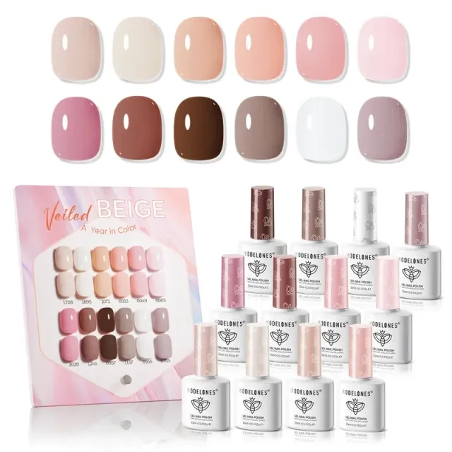 Modelones March of Love gellack 12-pack rosa HEMA-fri