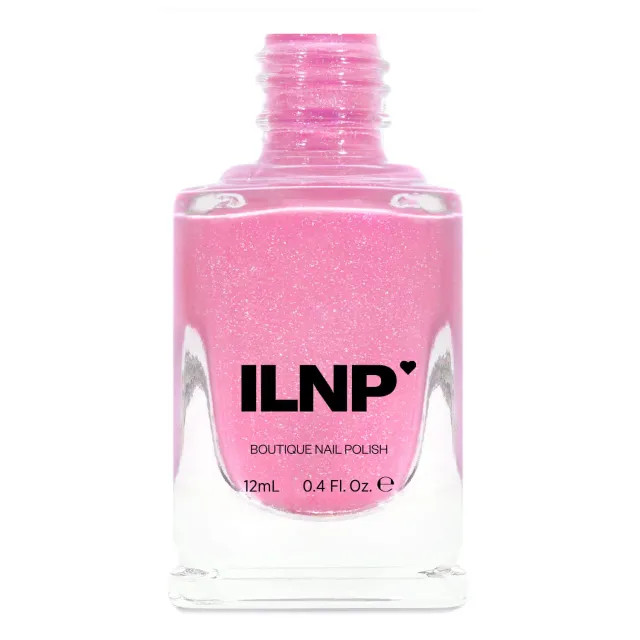 ILNP Gumdrop holografiskt nagellack bubbelgumrosa