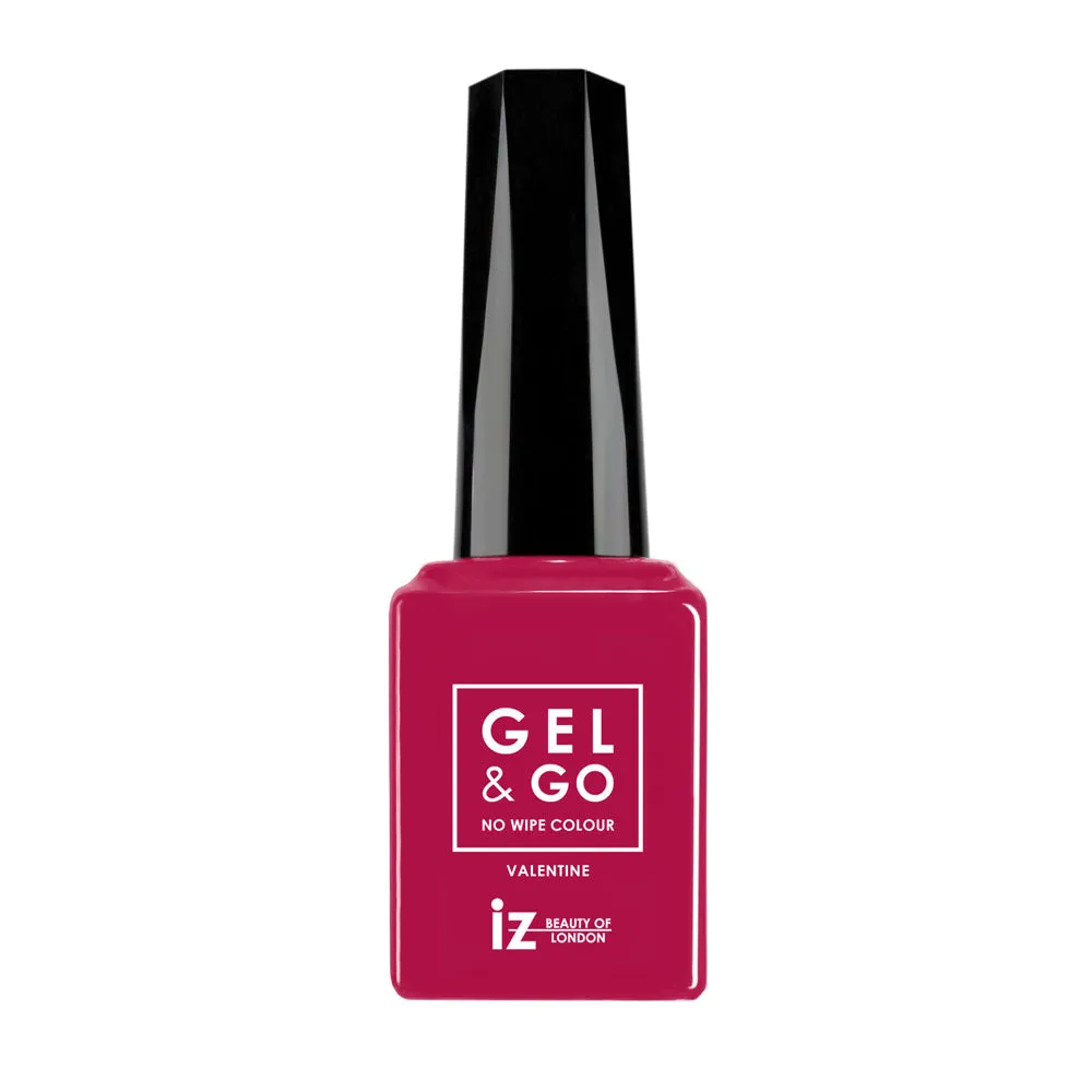 Iz Beauty GEL&GO GG1020 Valentine gelpolish 12ml rödrosa