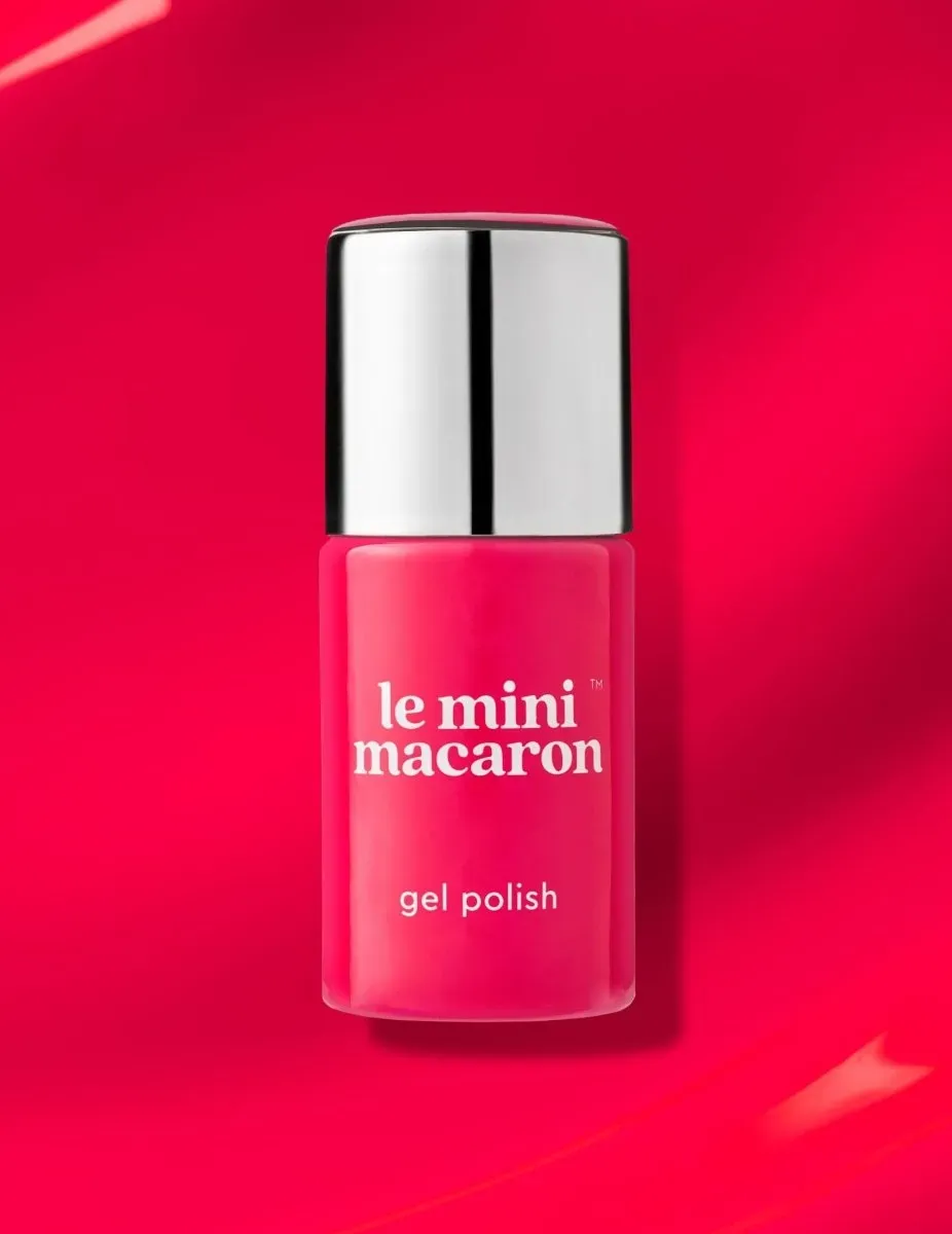 Le Mini Macaron Watermelon Sorbet gellack korallröd
