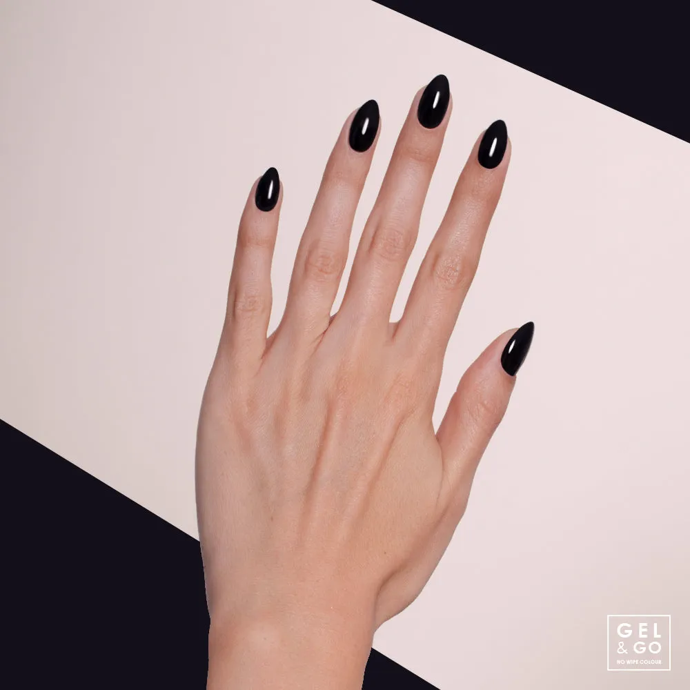Iz Beauty Gel&Go Blackout GG1006 gelpolish 12ml kolsvart