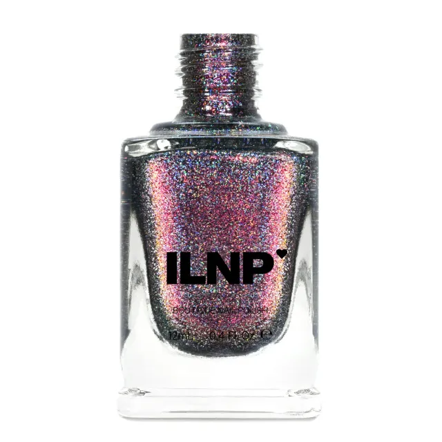 ILNP Revival nagellack holografisk svart röd