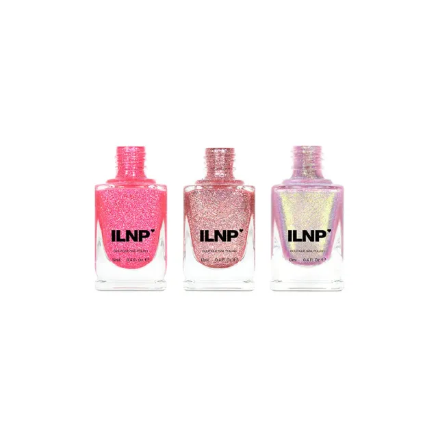 ILNP Pretty In Pink nagellackset 3-pack rosa