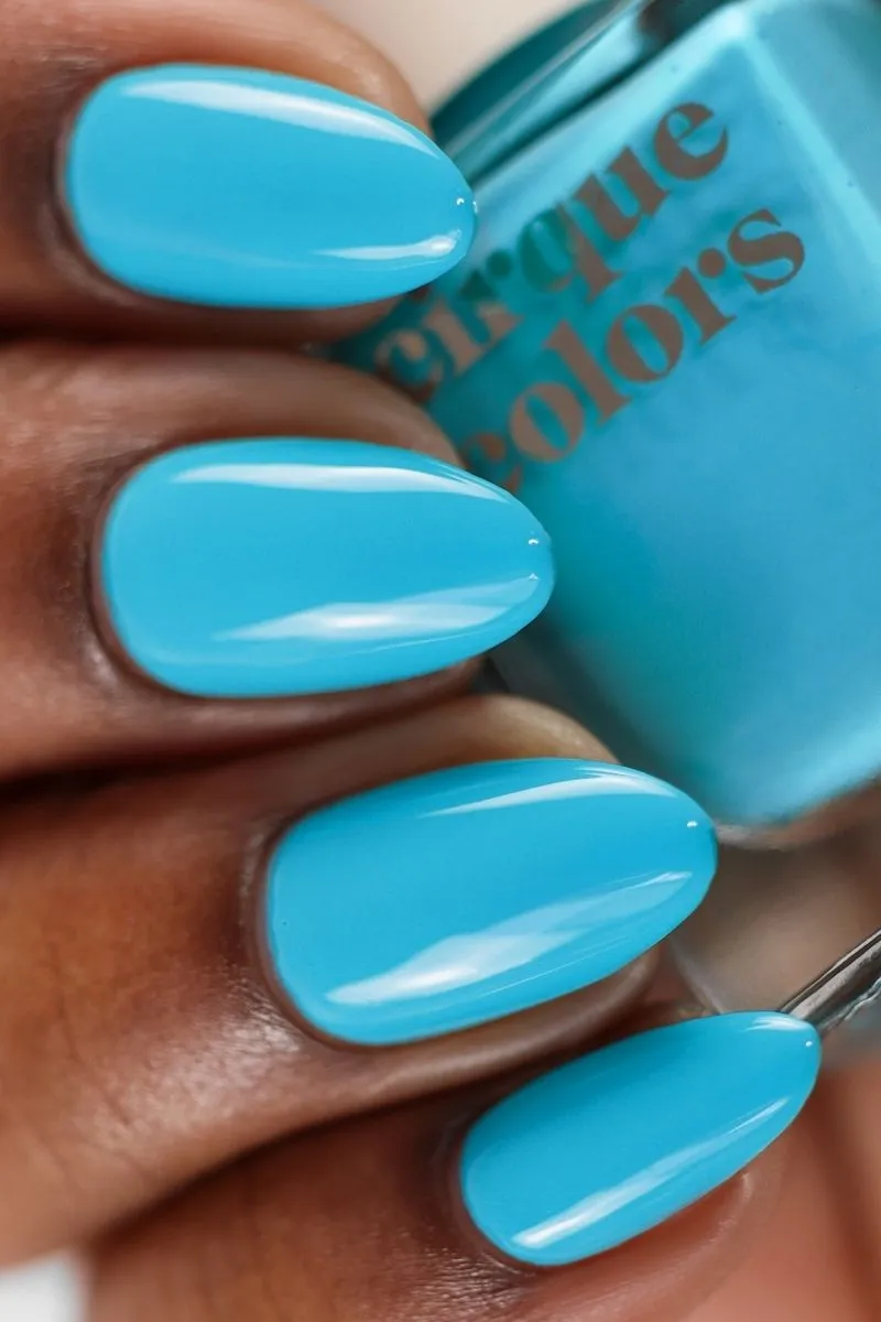 Cirque Colors Miami-Dade nagellack neon cyanblå