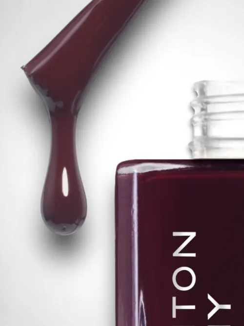 Leighton Denny Vamp nagellack mörk bordeaux 12 ml