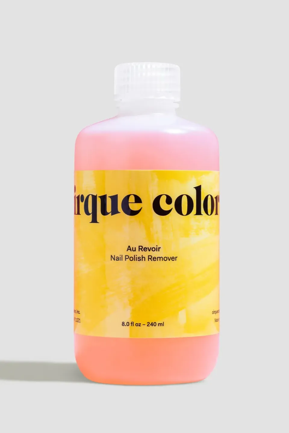 Cirque Colors Au Revoir nagellacksremover aceton citrus