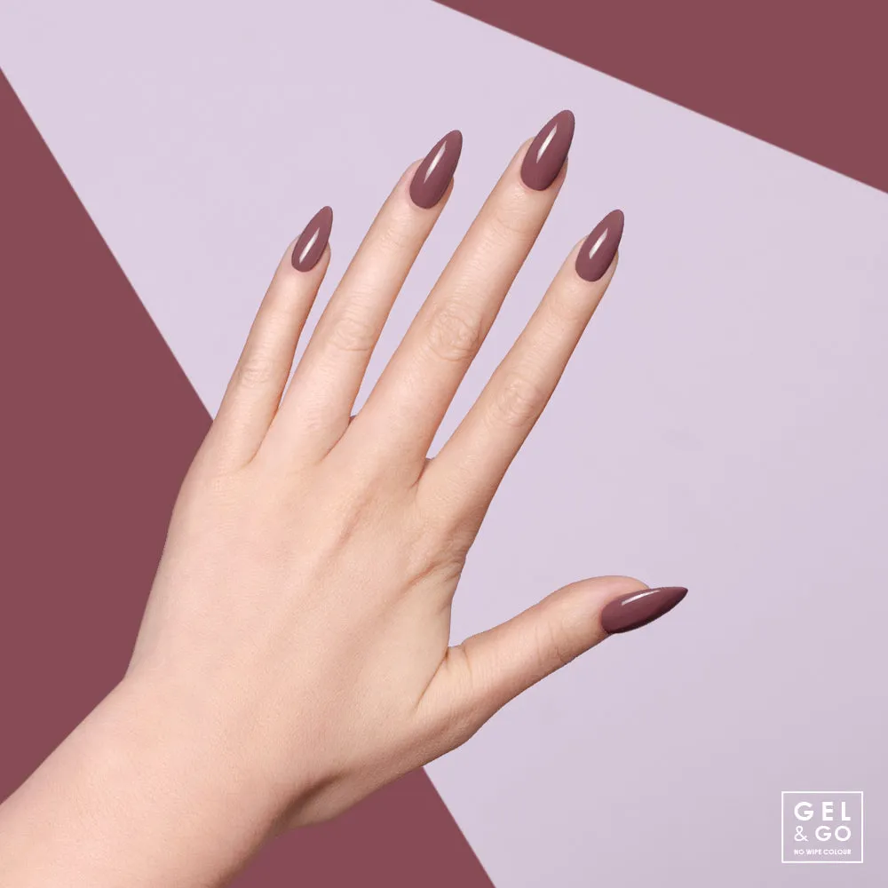Iz Beauty GEL&GO Chestnut Mini gellack 8ml brun