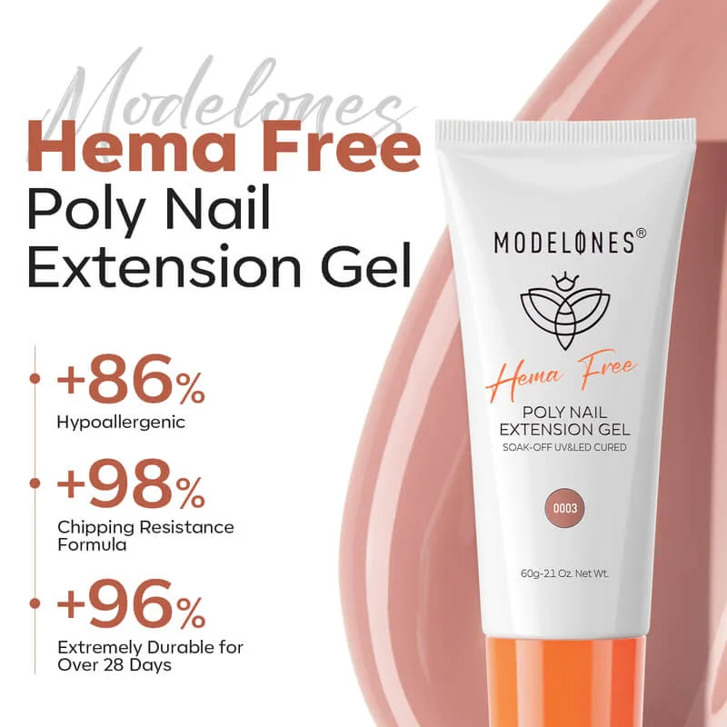 Modelones Poly Nail Gel Natural Nude polygel 60g nude