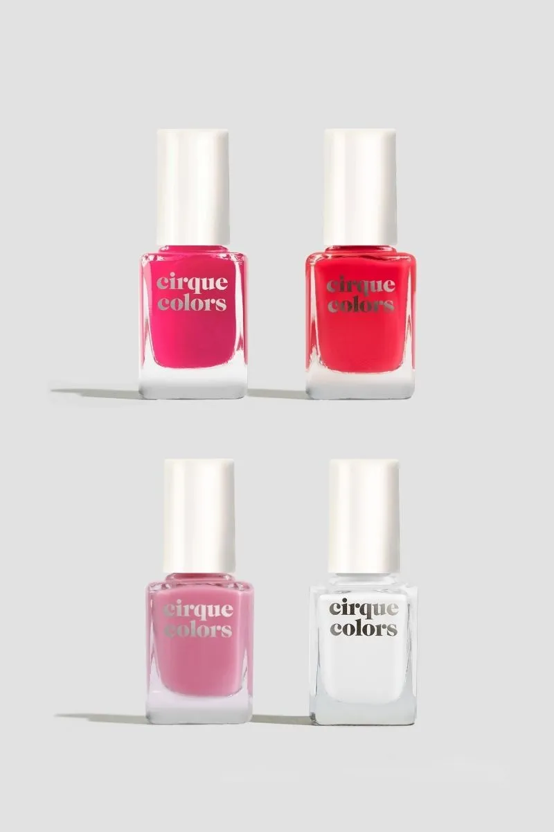 Cirque Colors Jelly Heart nagellack set 4-pack jelly
