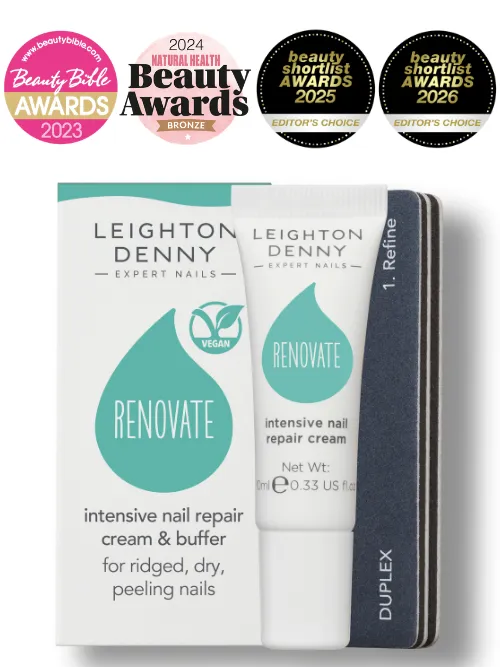 Leighton Denny Renovate Repair Cream nagelkräm 10 ml buffer