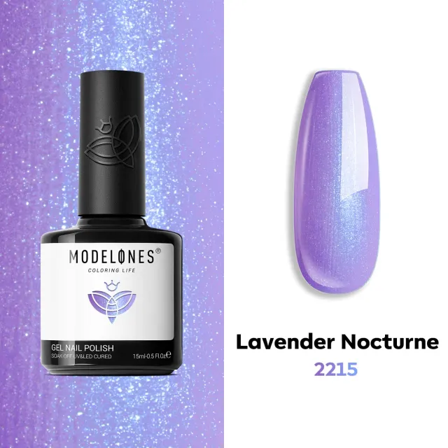 Modelones Inspire Gel gellack Lavender Nocturne 15 ml shimmer