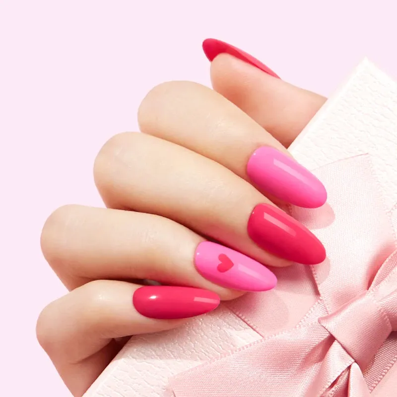 Modelones Secret Kisses nagellack 6-pack rosa snabbtorkande