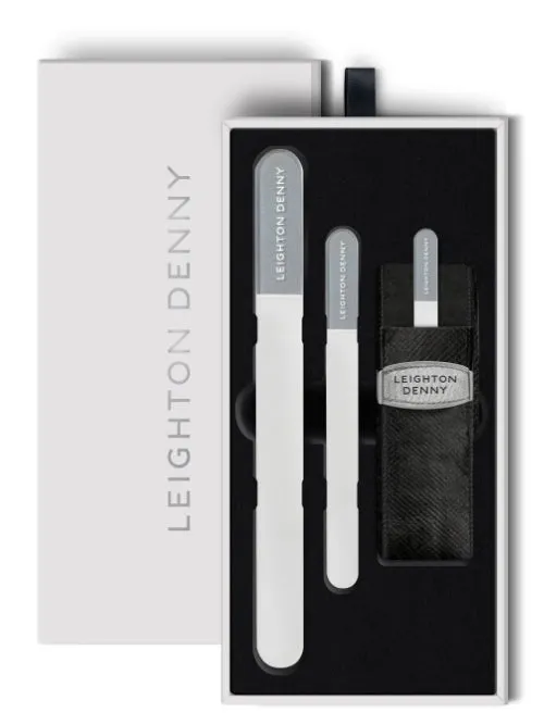Leighton Denny Crystal nagelfil set 195+135+90mm
