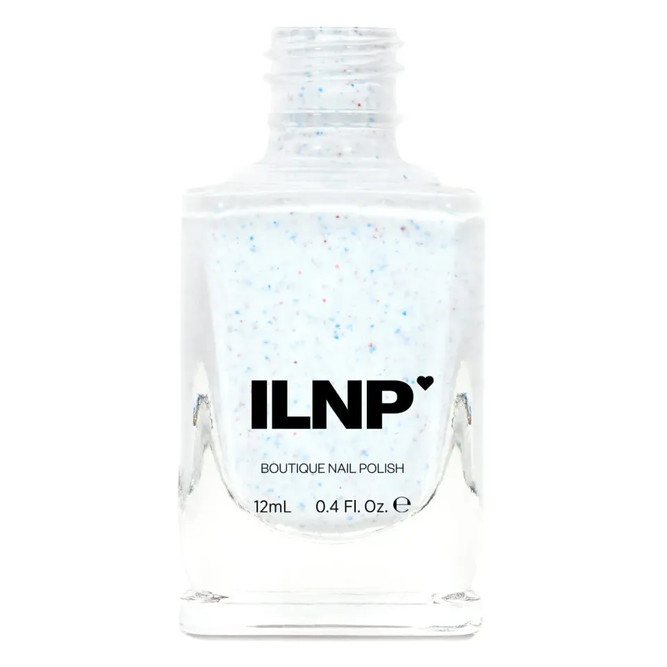 ILNP At Sea Liberty nagellack vit prickig