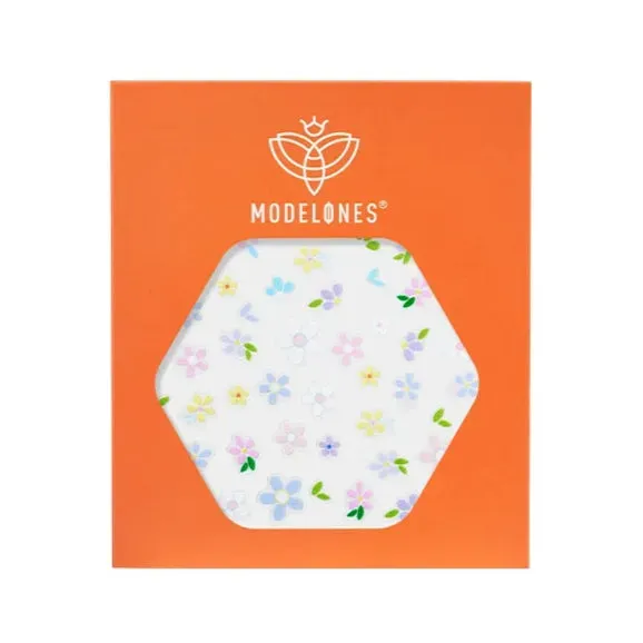 Modelones Vibrant Bloom klistermärken nail art blommor