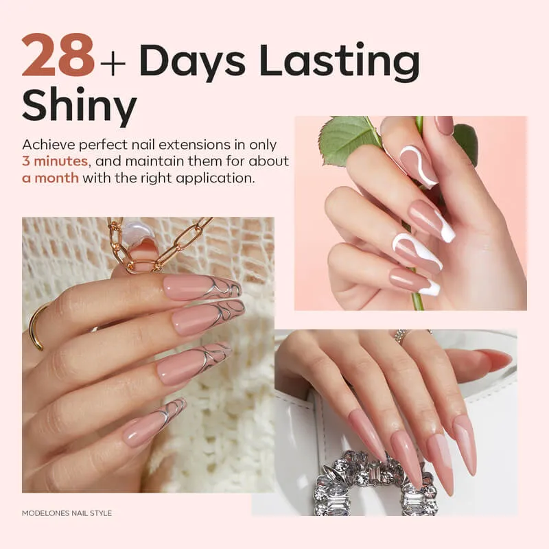 Modelones Poly Nail Gel Natural Nude polygel 60g nude