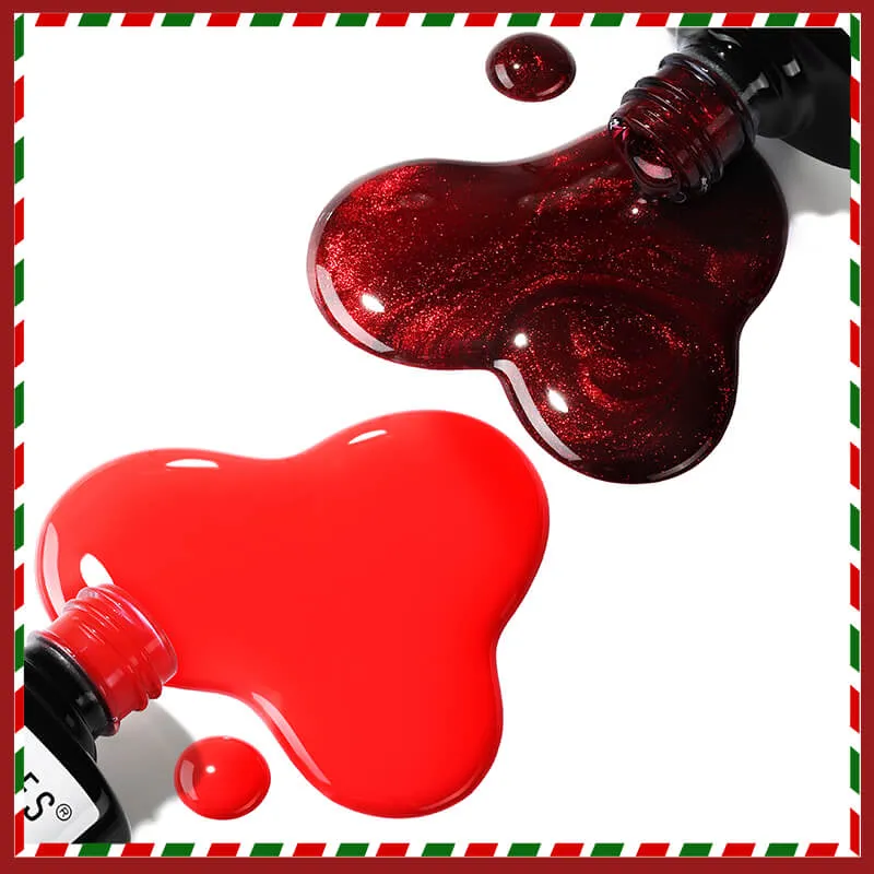 Modelones Ruby Romance gellack 2-pack röd cat eye