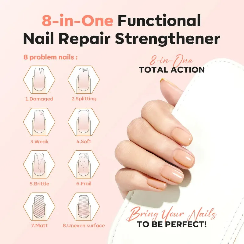 Modelones Nail Foundation nagelgel light brown 15 ml vårdande
