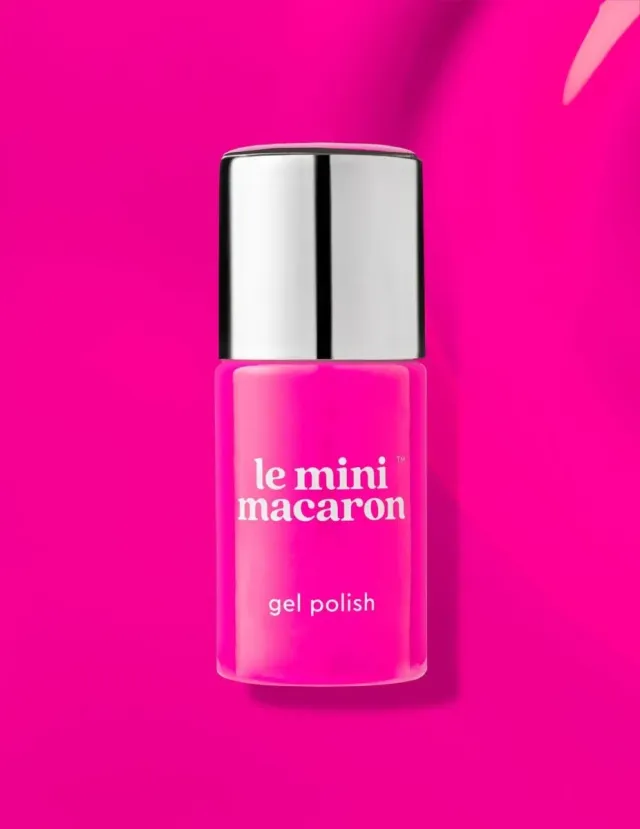 Le Mini Macaron Pink Orchid gellack neonrosa