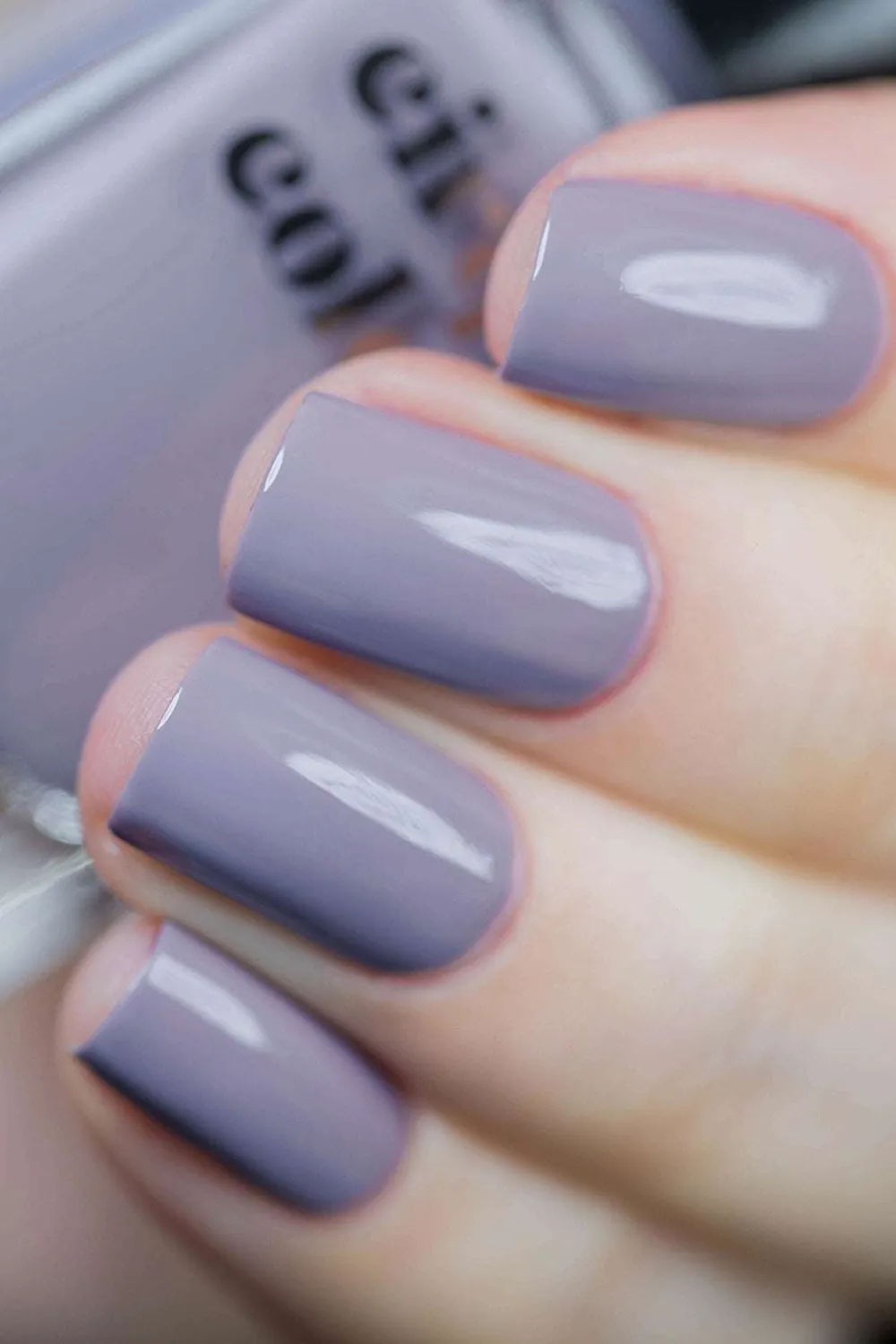 cirque colors deco nagellack lavendelgrå kräm