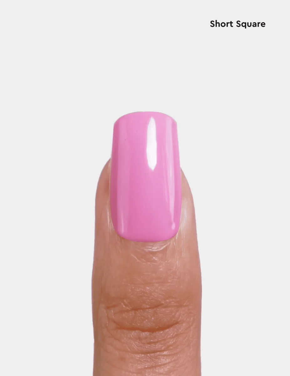 Le Mini Macaron Le Soft Gel Tips lösnaglar kort rund fyrkant