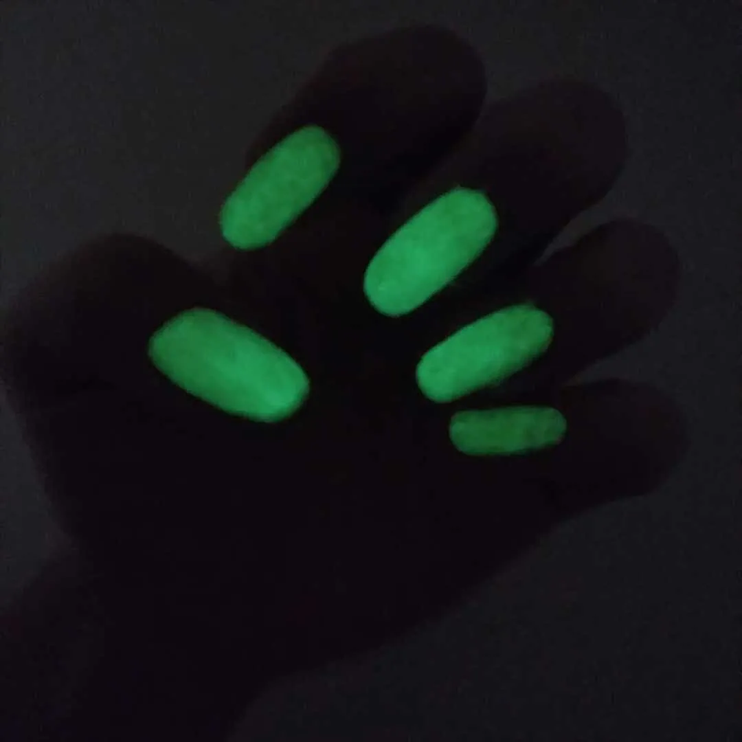Cirque Colors Phantom Glow topplack självlysande grön