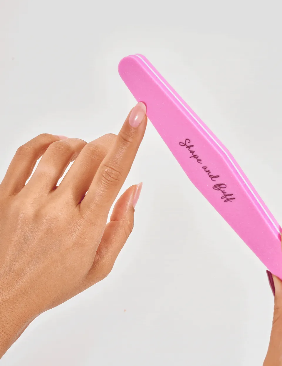 Le Mini Macaron Sanding Sponge nagelbuffert dubbelsidig