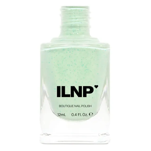 ILNP Hatched Dew Drop nagellack mint prickig