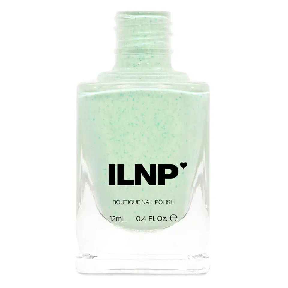 ILNP Hatched Dew Drop nagellack mint prickig