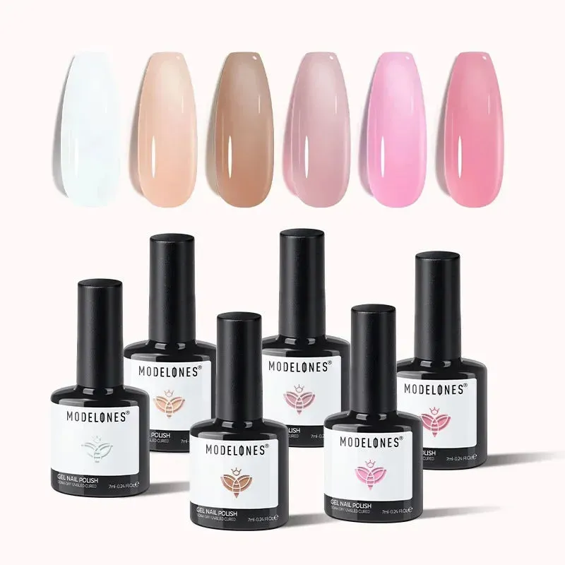 modelones Swan Lake gellack 6-pack jelly rosa