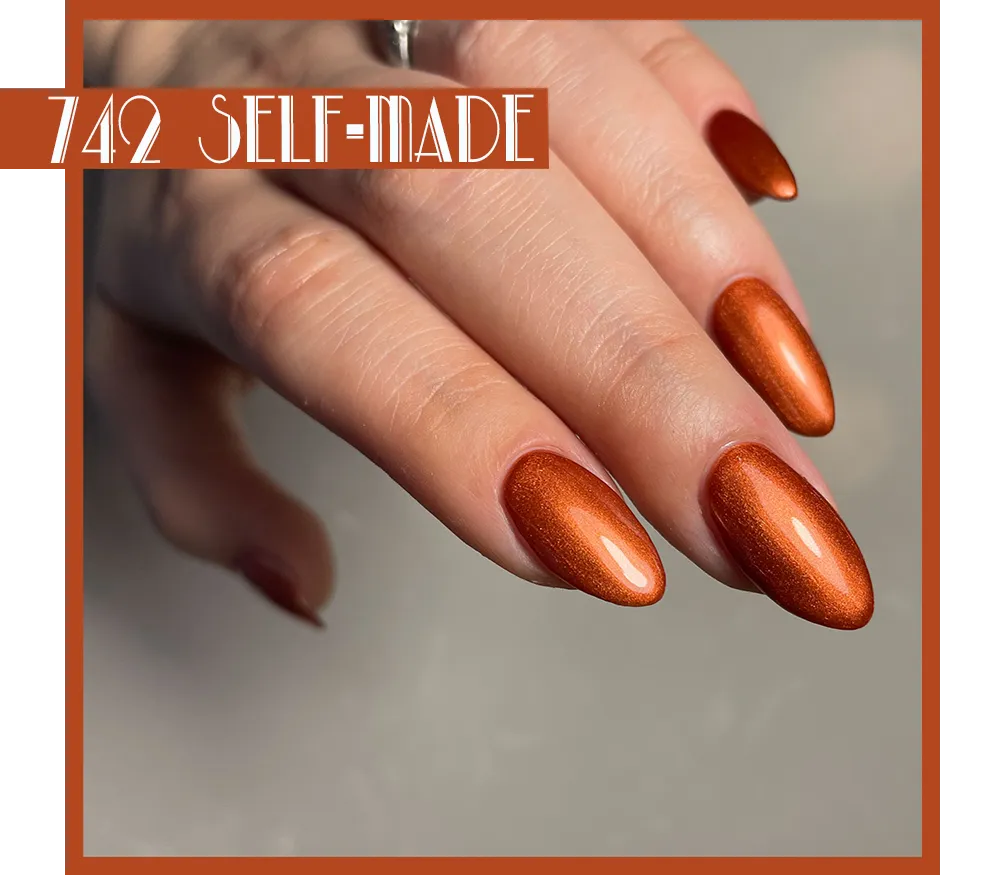 Iz Beauty Pro Colour Self-Made IZ742 gellack 4g koppar