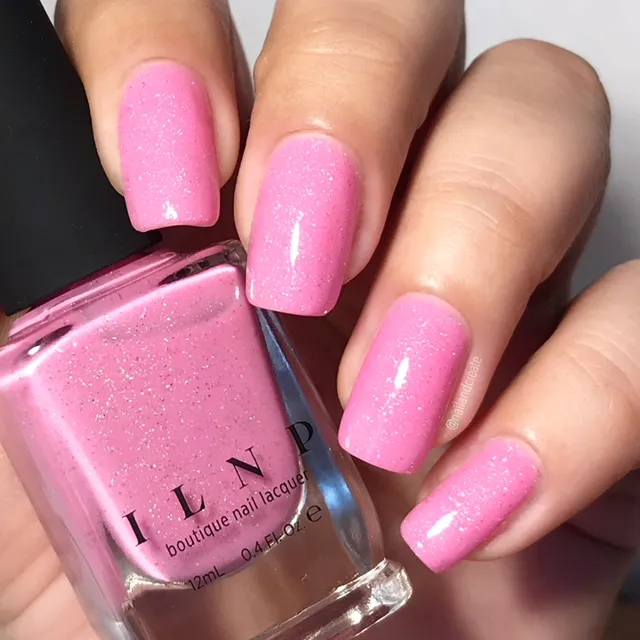 ILNP Gumdrop holografiskt nagellack bubbelgumrosa
