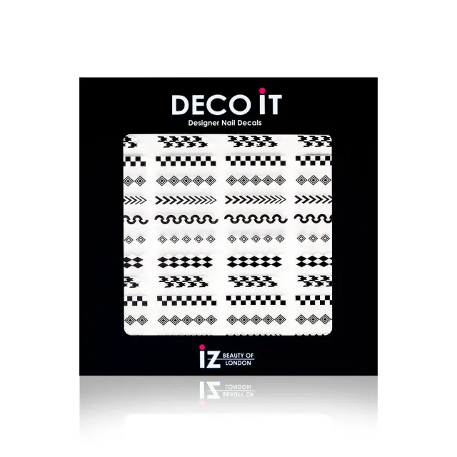 Iz Beauty Monochrome nageldekaler geometriska