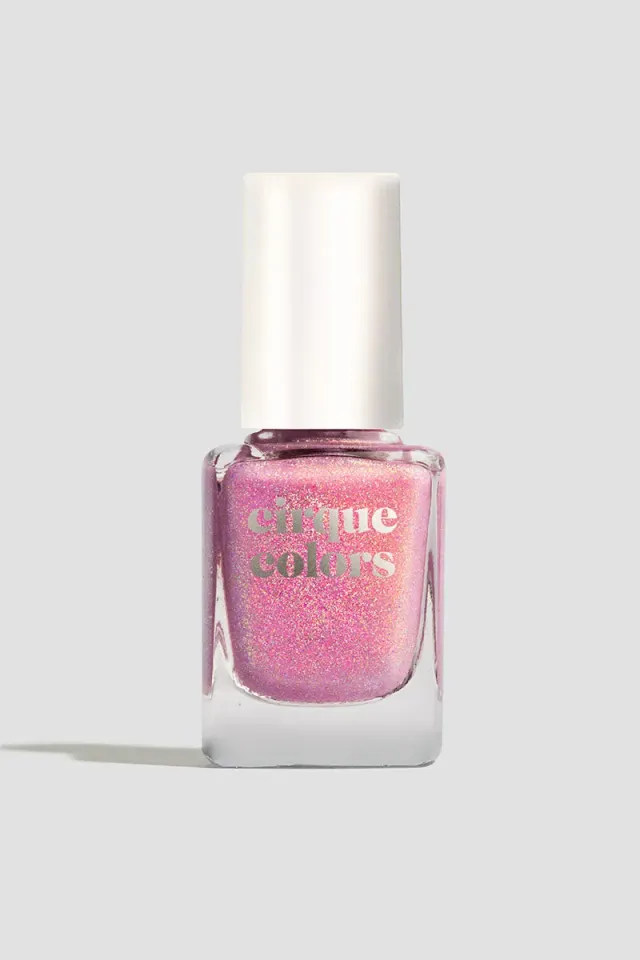 Cirque Colors Marionette nagellack pastellrosa holografisk