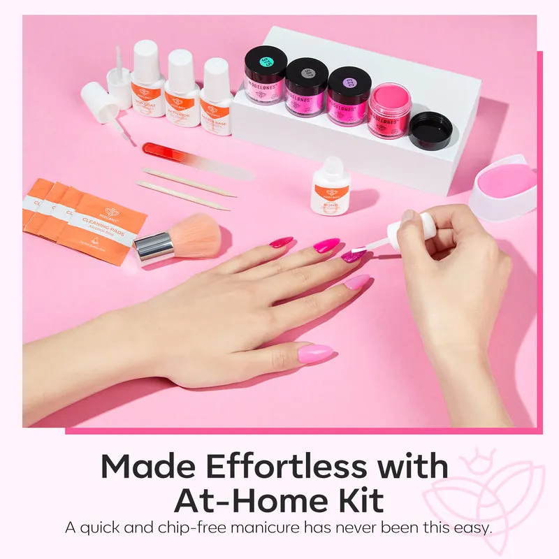 modelones Secret Beauty dippingpulver set rosa kräm