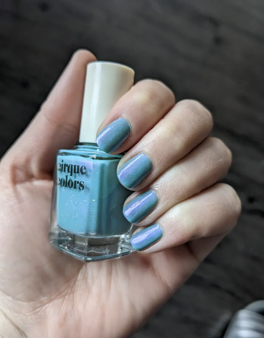 Cirque Colors Paradiso nagellack mintgrön shimmer