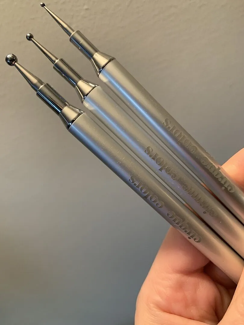 Cirque Colors On Point Dotting Tools nagelverktyg 3-pack metall