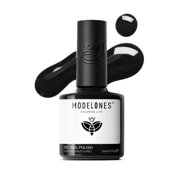 Modelones Old World gellack 15 ml svart