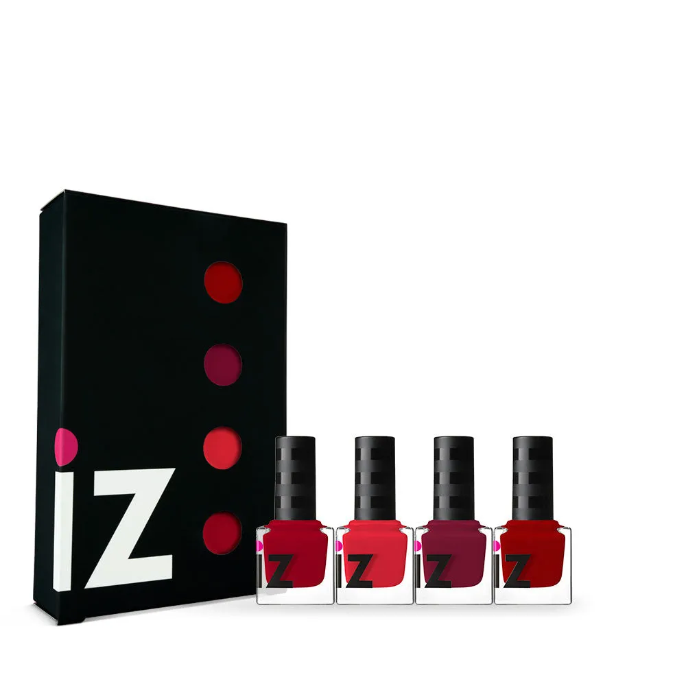 Iz Beauty Seeing Red nagellackset 4x6ml röda