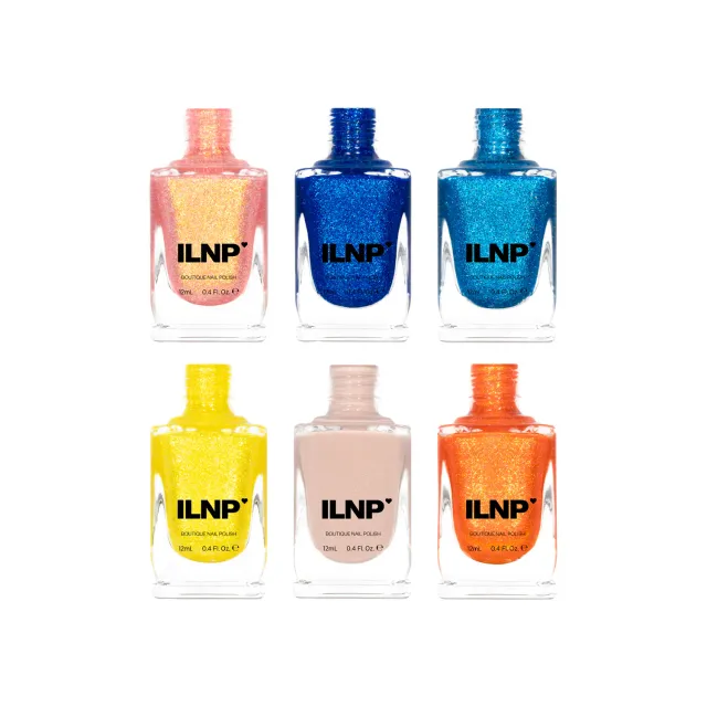ILNP Cabana Collection nagellack 6-pack skimrande