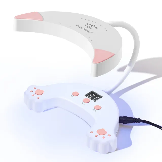 Modelones 48W UV Gooseneck LED-nagellampa gellack
