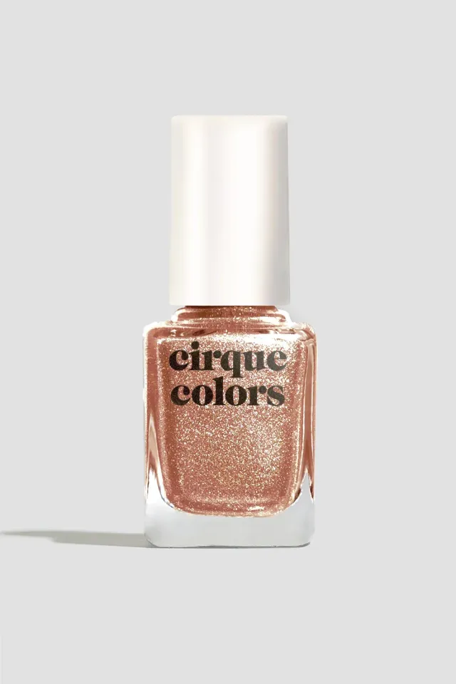 Cirque Colors Halcyon nagellack metalliskt roséguld