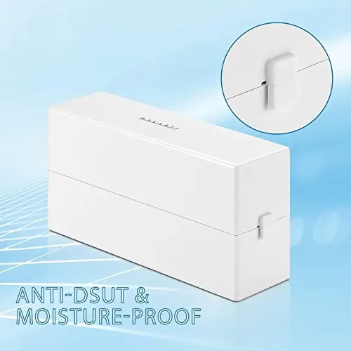 Makartt förvaringsask bits nagelslip vit